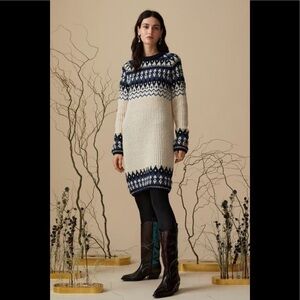 Scotch and soda‎ fair isle sweater dress NWT